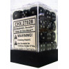 12mm d6 Dice Block: Borealis Smoke w/Silver Thumb Nail
